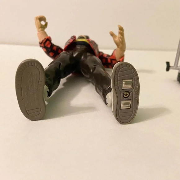 Vintage 1999 Cactus Jack Mick Foley WWF Jakks Pacific Titan Tron Live  Figure - Picture 8 of 15